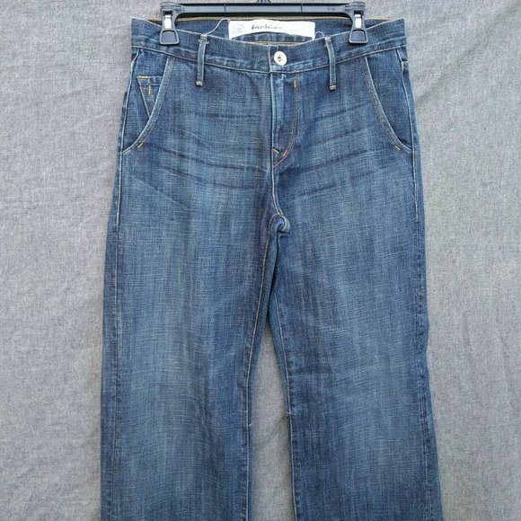 Earnest AM I Fashion Relaxed Straight Leg Womens Jeans Waist 30"  L - Picture 6 of 9
